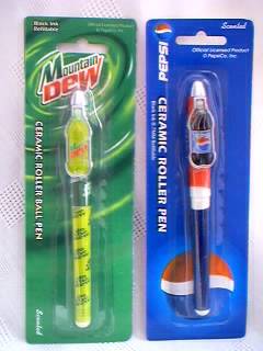 Pepsi-Cola Collectibles - Pepsi and Mountain Dew Pens