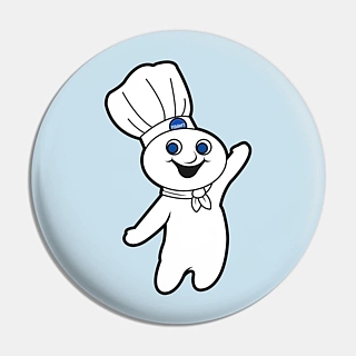 Advertising Collectibles - Pillsbury Dough Boy Poppin' Fresh Pinback Button