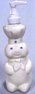 Pillsbury Collectibles - Poppin' Fresh Doughboy Ceramic Soap Dispenser