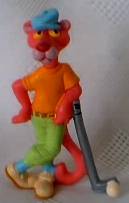 Pink Panther Collectibles - Pink Panther Golfer PVC Figure