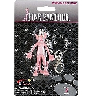 Pink Panther Collectibles - Pink Panther Bendy Figural Keychain Keyring