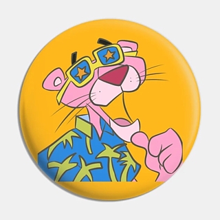 Saturday Morning Cartoons Collectibles - Pink Panther Pinback Button