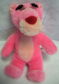 Pink Panther Collectibles - Pink Panther Plush with Suction Cups