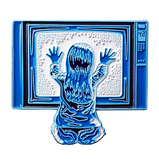 Horro Movie Collectibles - Poltergeist Carol Anne Freeling and TV Metal Enamel Lapel Pin or Tie Tack