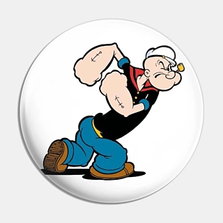 Classic Television Character Collectibles - Popeye the Sailorman  Pinback Button
