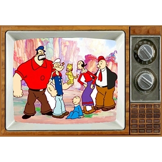Television Character Collectibles - Popeye TV Magnet