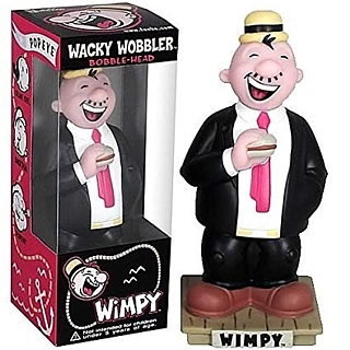 Popeye Collectibles - Wimpy Wacky Wobbler Bobble Head Doll by Funko