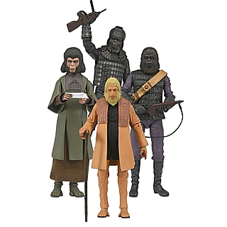 Planet of the Apes Legacy 7 Inch Action Figures set of 4 by NECA