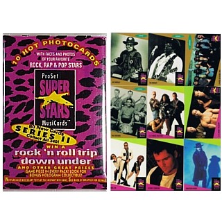 Rock and Roll Collectibles - ProSet Music Trading Cards