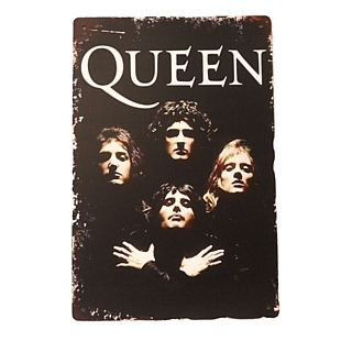Queen Collectibles - Queen Boheamiam Rhapsody Metal Tin Sign