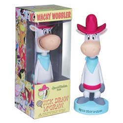 Hanna Barbera Collectibles - QuickDraw Mc Draw Bobblehead Nodder Bobber Doll