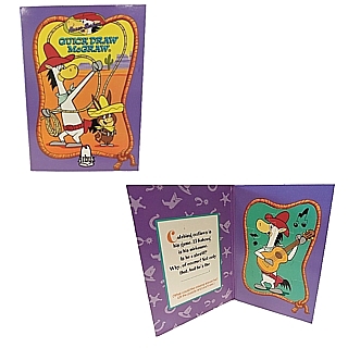 Hanna-Barbera Classic Cartoons Collectibles - Quick Draw McGraw and Baba Looey Paperboard Puzzle from Arbys