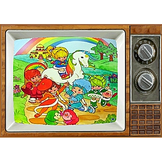 1980's Cartoon Collectibles - Rainbow Brite Metal TV Magnet