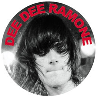The Ramones - The Ramones Dee Dee Ramone Pinback Button
