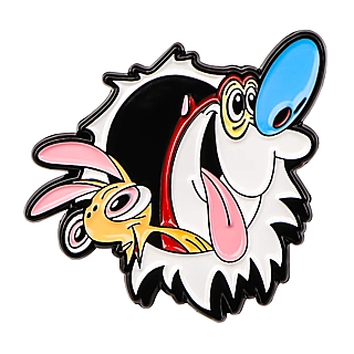 Nickleodeon Classic Cartoon Collelctibles Ren and Stimpy Enamel Pin / Tie Tack