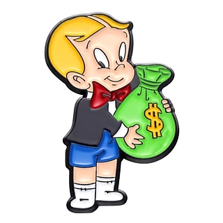 Cartoon Collectibles - Richie Rich Metal Enamel Pin