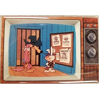 Television Character Collectibles - Hanna Barbera's Ricochet Rabbit TV Magnet