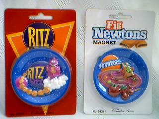 Advertising Collectibles - Ritz and Fig Newton Magnets
