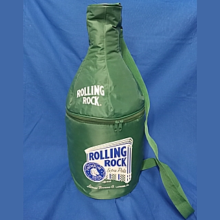 Beer Collectibles - Rolling Rock Padded Canvas Cooler