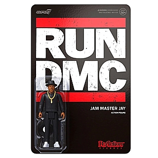 Rap Music Collectibles - Jason Mizell Jam Master Jay Run DMC Hip Hop ReAction Plastic Figure