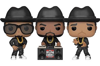 Rap Music Collectibles - Run DMC Hip Hop POP! Rocks Vinyl Plastic Figure Set of 3