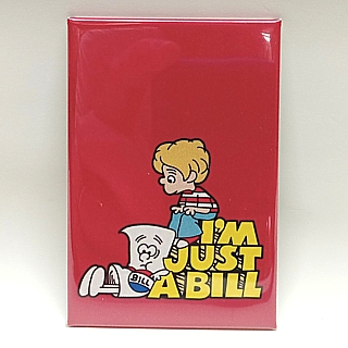 Classic Cartoon Collectibles - School house Rock I'm Just A Bill Metal Magnet