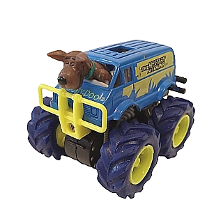 Television Character Collectibles - Scooby-Doo Blue Mystery Machine Friction Pull-Back Monster Truck