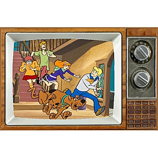 Classic 1970's Cartoon Collectibles - Scooby-Doo and the Gang Metal TV Magnet