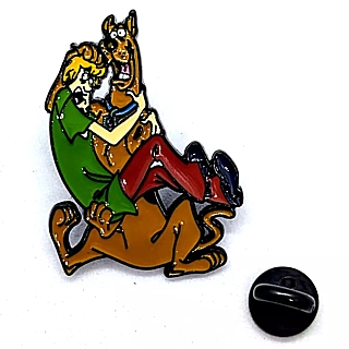 Cartoon Character Collectibles -Scooby-Doo and Shaggy Metal Enamel Pin Tie Tack