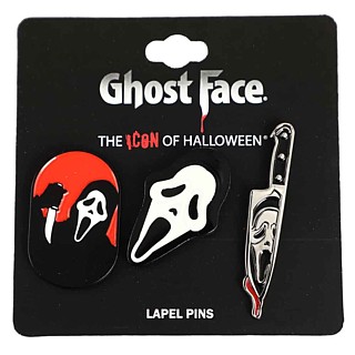 Horror Movie Collectibles - Screm Ghost Face Enamel Lapel Pins