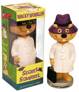 Hanna Barbera Collectibles -Secret Squirrel Bobblehead Nodder