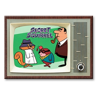 Television Character Collectibles - Hanna Barbera's Secret Squirrel Morocco Mole Double Q The Chief TV Magnet