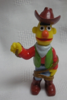 Sesame Street Bert Cowboy Figure