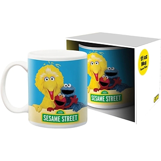 Sesame Street Collectibles - Big Bird, Elmo and Cookie Monster Ceramic Mug