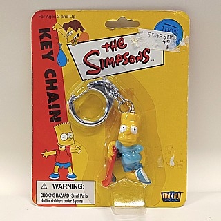 The Simpsons Collectibles - Bart Simpson Skateboard Keyring