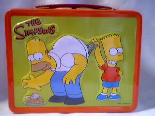 simpsons metal lunch box