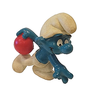 Smurf Collectibles - Smurf Bowler PVC Figure