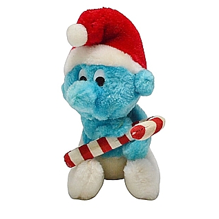 Smurf Collectibles - Smurf Plush with Candy Cane