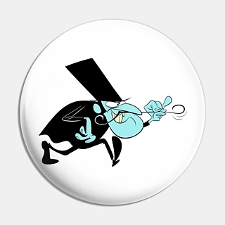 Saturday Morning Cartoons Collectibles - Snidely Whiplash Pinback Button