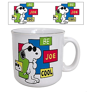 Peanuts Collectibles - Snoopy Be Joe Cool 20 ounce Ceramic Camper Mug