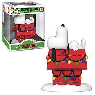 Snoopy and Peanuts Collectibles - Snoopy with Doghouse Christmas POP! Deluxe Vinyl Figure 1629