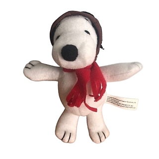 Peanuts Collectibles - Snoopy Flying Ace Small Mini Plush Beanbag