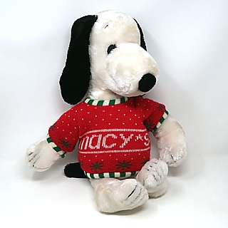 Snoopy and Peanuts Collectibles - Snoopy 18 Inch Plush with Macy's Christmas Sweater