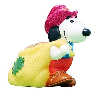 Snoopy and Peanuts Collectibles - Snoopy Potato Sack Under 3 U3 1989 1990 McDonalds Farm Happy Meal Toy