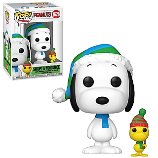 Snoopy and Peanuts Collectibles - Snoopy and Woodstock Christmas POP! Vinyl Figure Set 1628