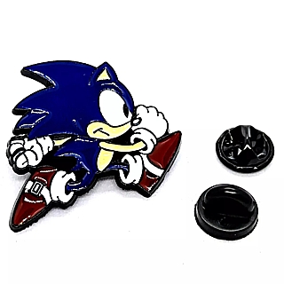 Video Game Characters - Sonic the Hedgehog Enamel Metal Lapel Pin / Tie Tack