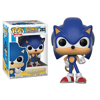 Sega Video Game Characters - Sonic the Hedgehog with Ring POP! Games Vinyl Figure 283