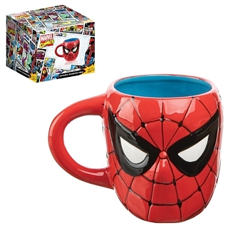 Super Hero Collectibles - Marvel Comics - Spider-Man Sculpted Ceramic Mug