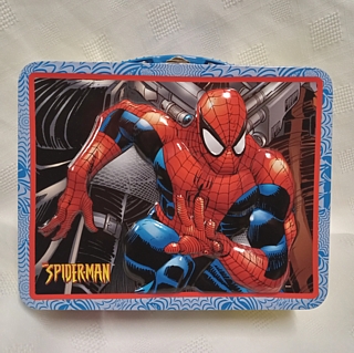 Super Hero Collectibles - Marvel Spider-Man Metal Mini Lunch Box Tote