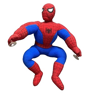 Super Hero Collectibles - Spider-Man Plush with Suction Cup Hands
